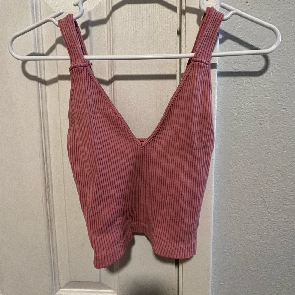 Ribbed crop top